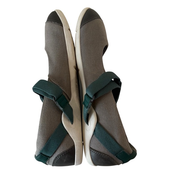 Xero Shoes Cassie Gray Teal Canvas Mary Jane Flats Women's Size 8 - Picture 4 of 8